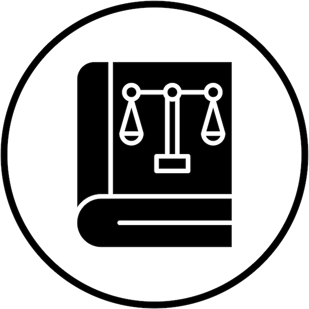 Styl ikony książki o ustawach projektowania wektorów