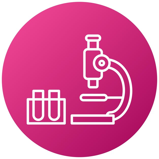 Styl ikony laboratorium medycznego projektowania wektorowego