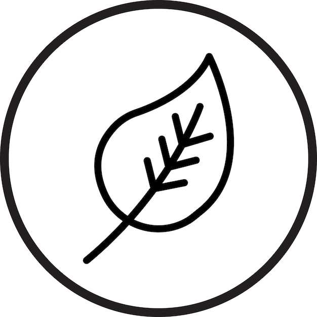 Styl ikony liści wektorowego projektowania