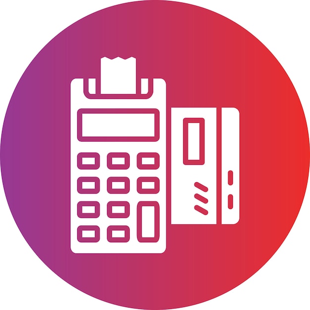Styl ikony maszyny do projektowania kart wektorowych