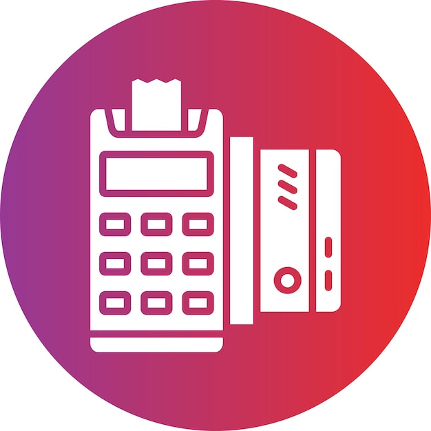 Styl ikony maszyny do projektowania kart wektorowych