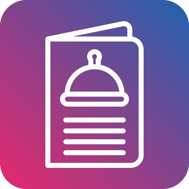 Styl ikony menu projektowania wektorowego