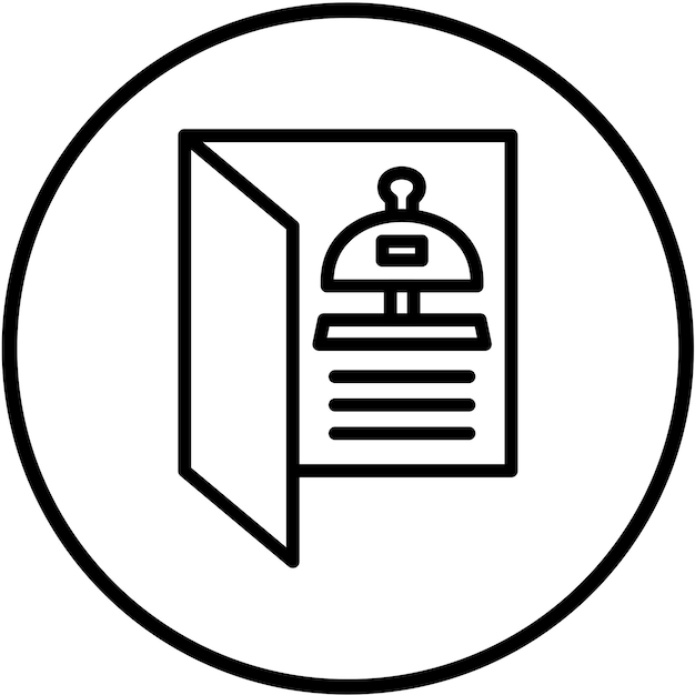 Styl ikony menu projektowania wektorowego