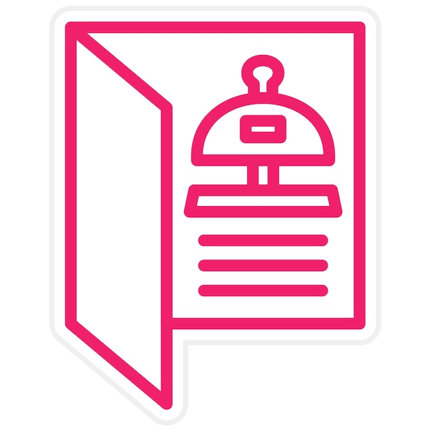 Styl ikony menu projektowania wektorowego