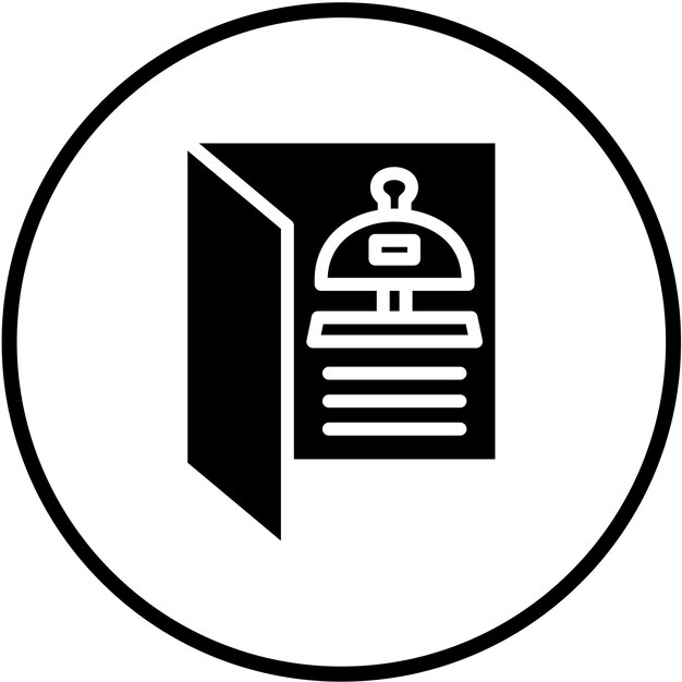 Styl ikony menu projektowania wektorowego