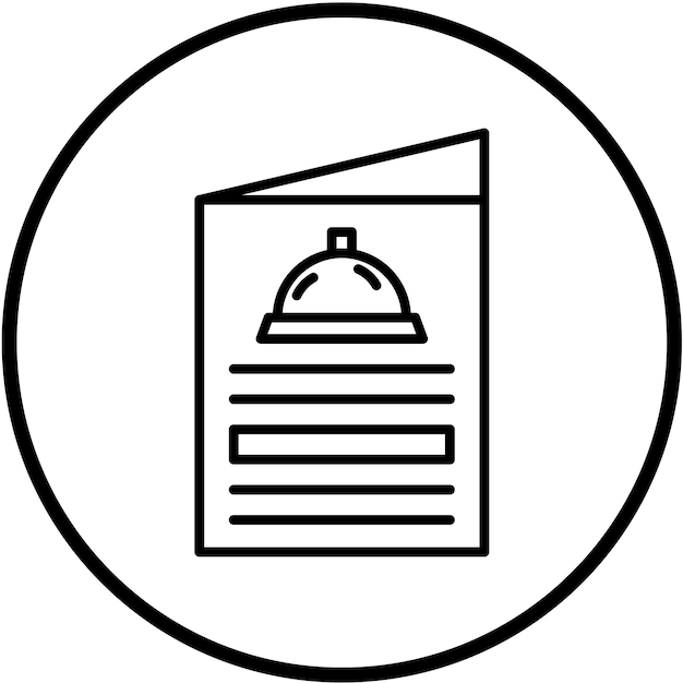 Styl ikony menu projektowania wektorowego