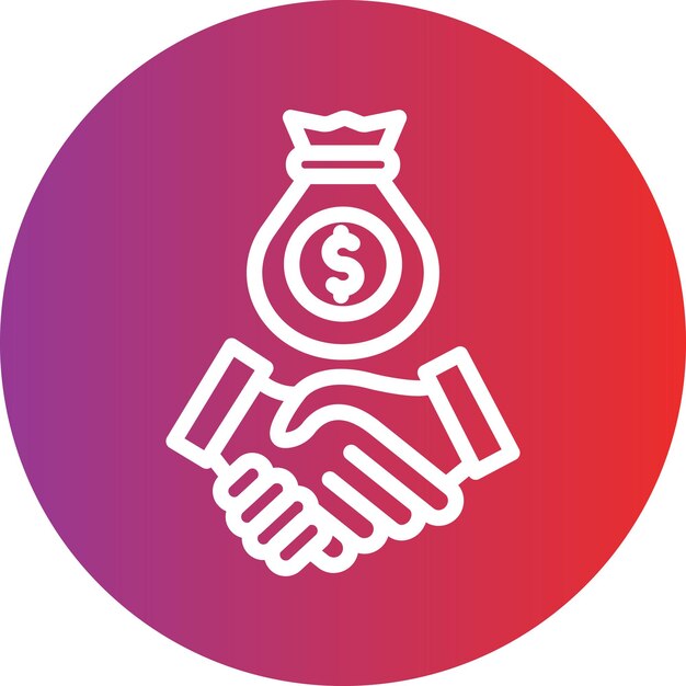Styl ikony nabywcy projektu wektorowego