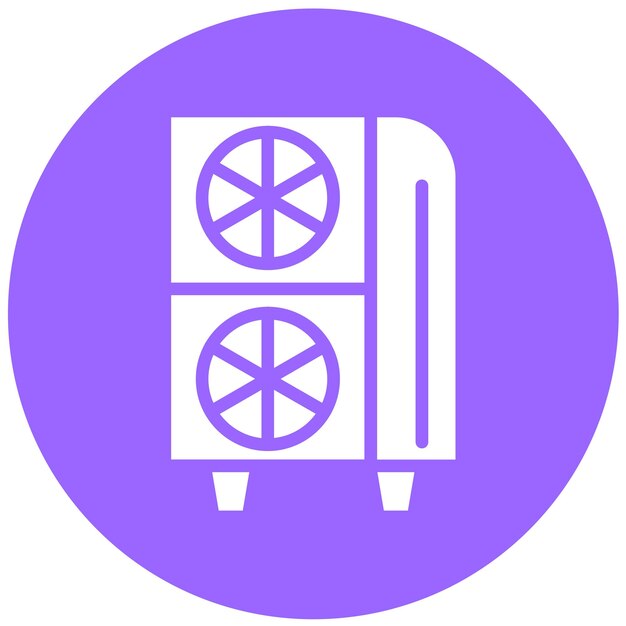 Styl ikony obudowy Vector Design Mini ITX
