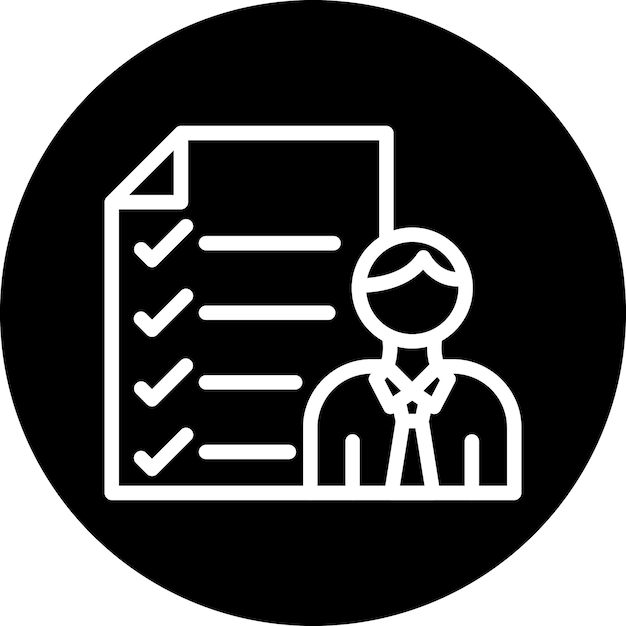 Styl ikony oceny projektu wektorowego
