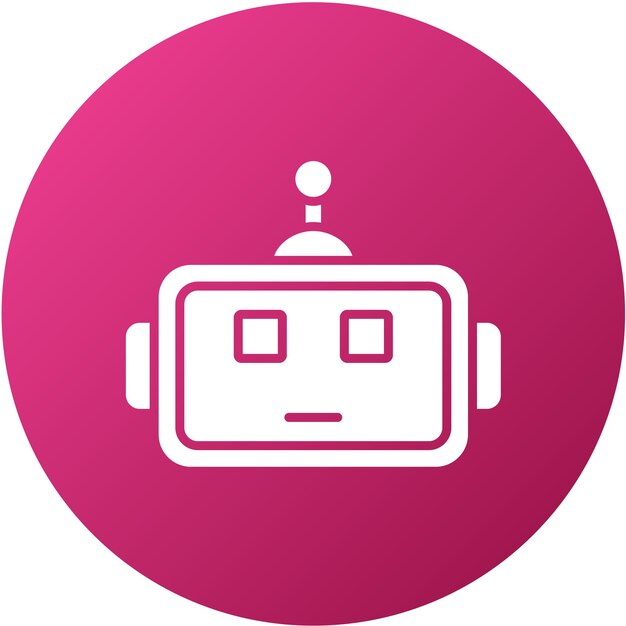 Styl ikony oczu projektowania wektorowego robotyki