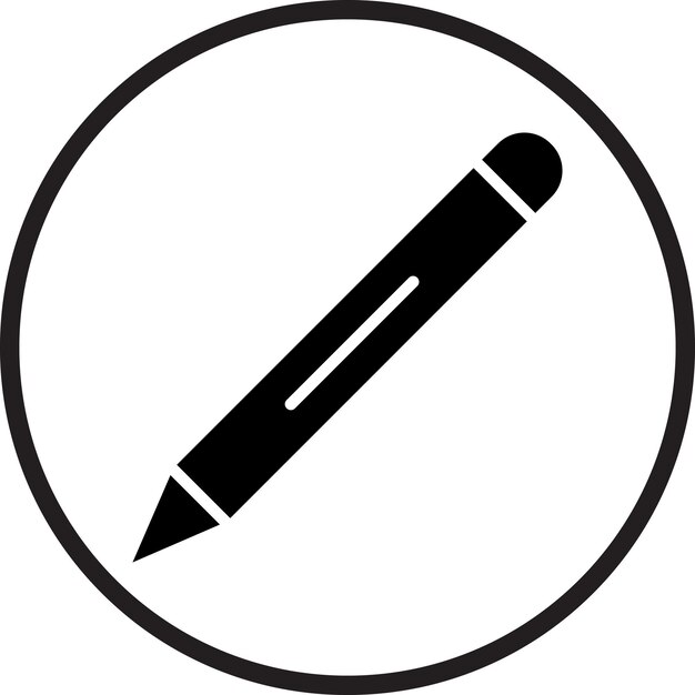 Styl ikony ołówka projektowania wektorowego