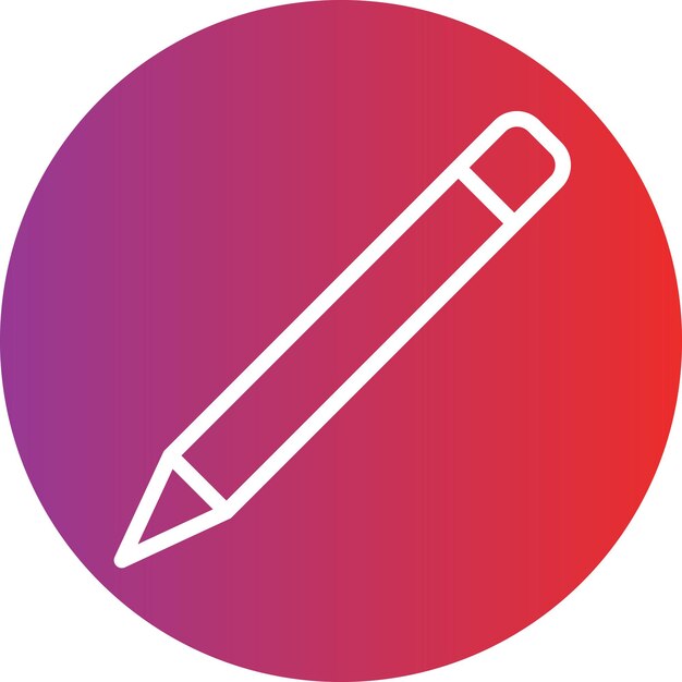 Styl ikony ołówka projektowania wektorowego