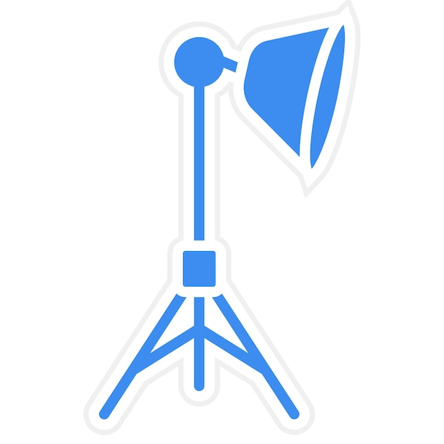 Styl ikony oświetlenia Vector Design Studio