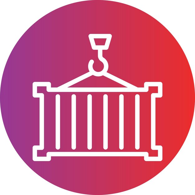 Styl ikony pojemnika projektowania wektorowego