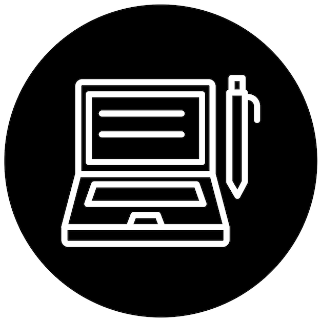 Styl ikony programu nauczania Vector Design Tech