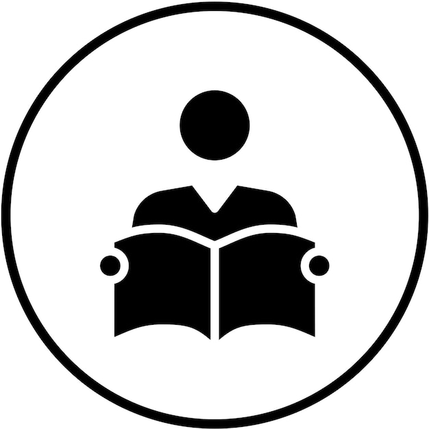 Styl ikony projektowania wektorowego dla studentów