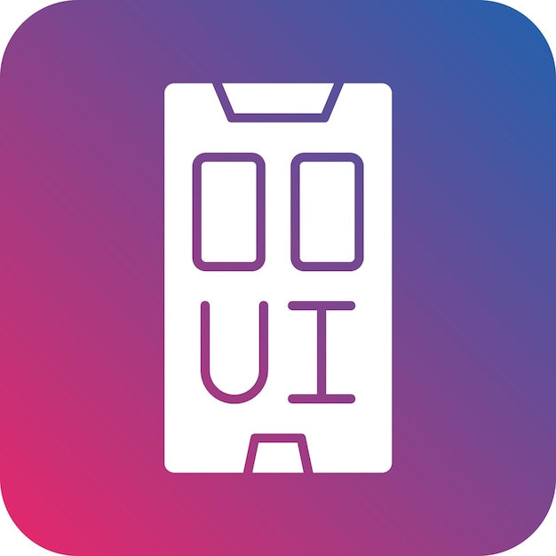 Styl ikony projektowania wektorowego Ui
