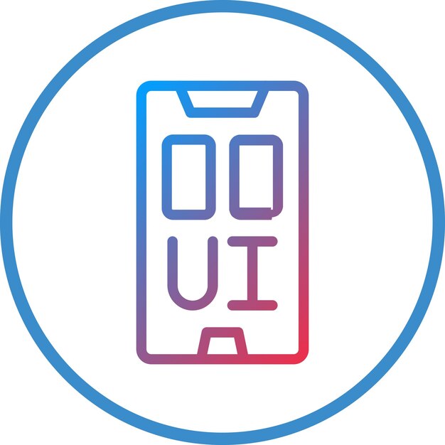 Styl ikony projektowania wektorowego Ui