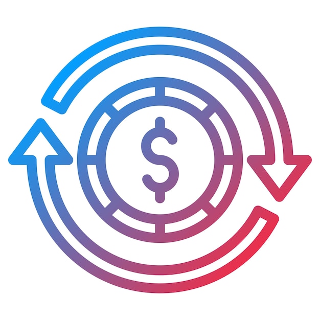 Styl ikony Refinance projektowania wektorowego