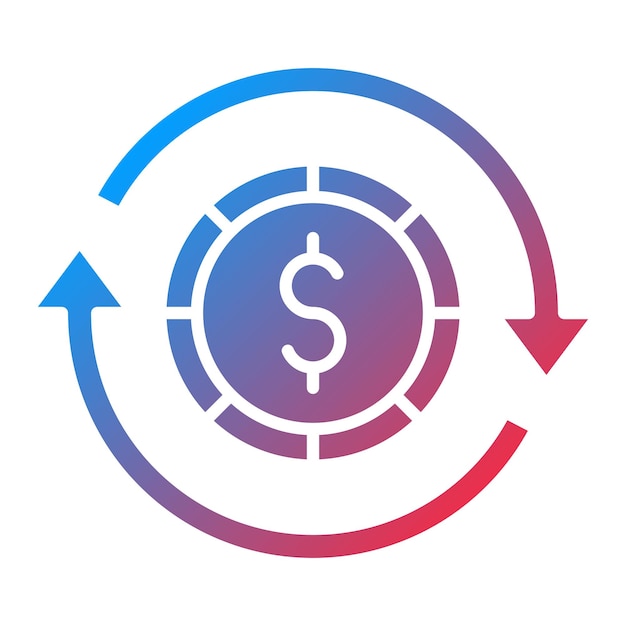 Styl ikony Refinance projektowania wektorowego
