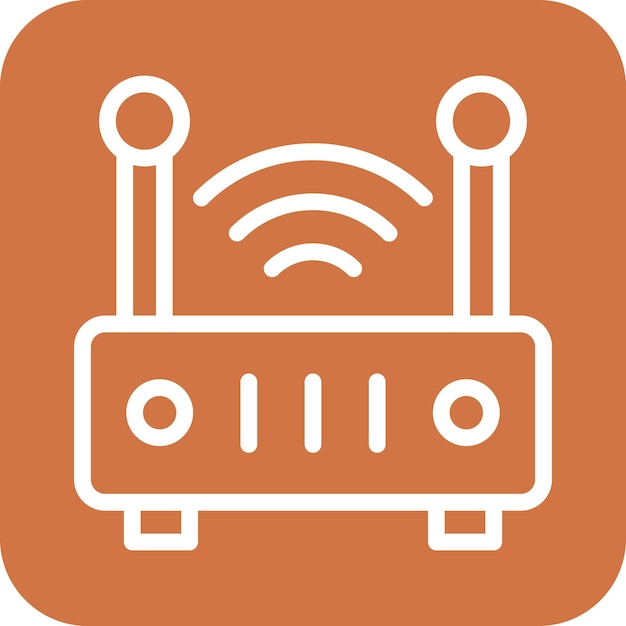 Styl ikony router Wi-Fi