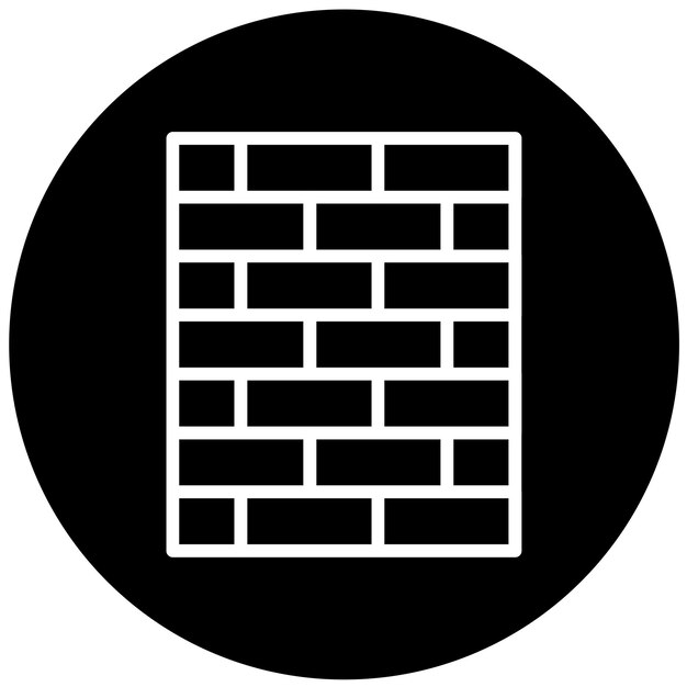 Styl ikony ściany projektowania wektorowego