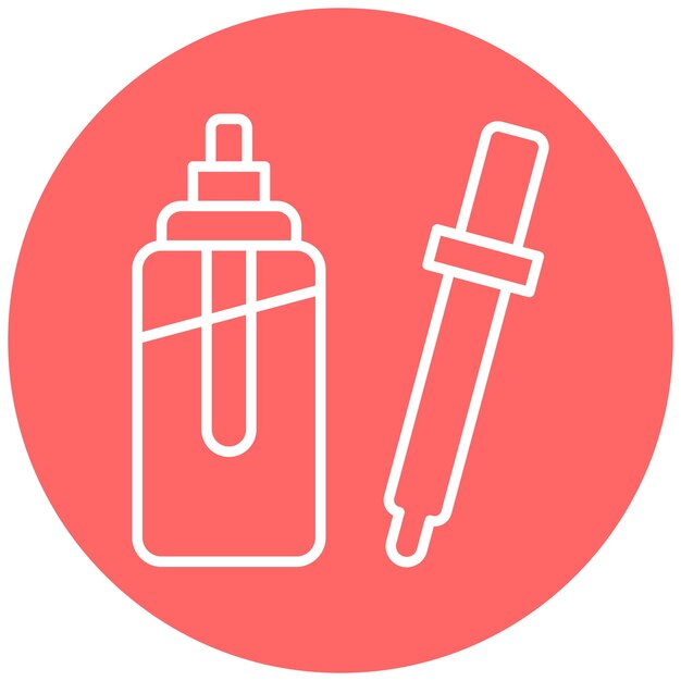 Styl ikony serum projektowania wektorowego
