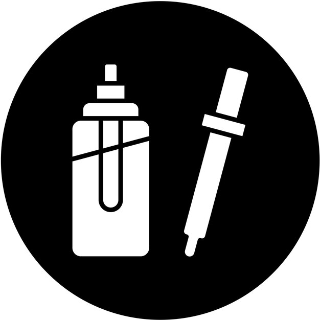 Styl ikony serum projektowania wektorowego