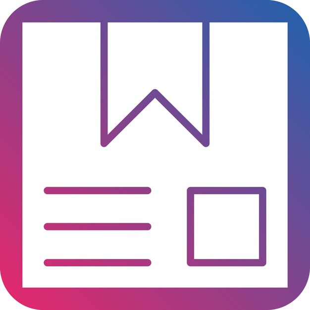 Styl ikony skrzynki dostarczania projektu wektorowego