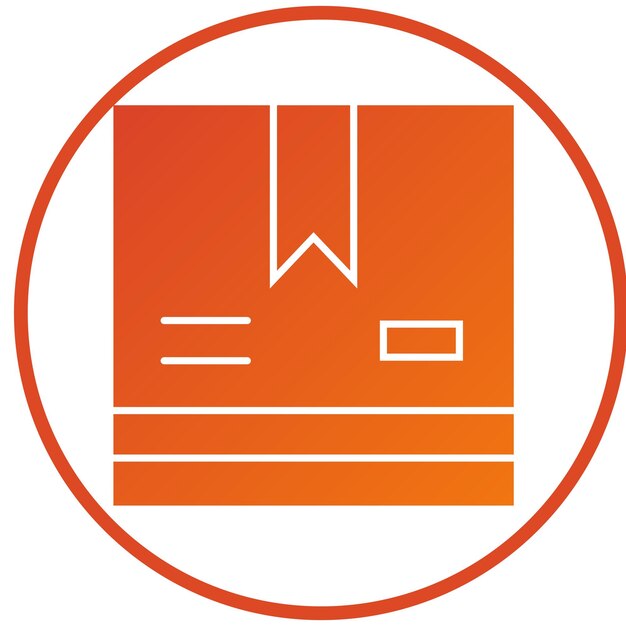 Styl ikony skrzynki dostarczania projektu wektorowego
