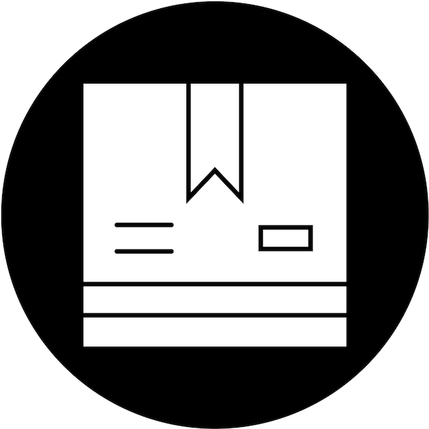 Styl ikony skrzynki dostarczania projektu wektorowego