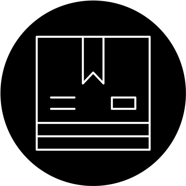 Styl ikony skrzynki dostarczania projektu wektorowego