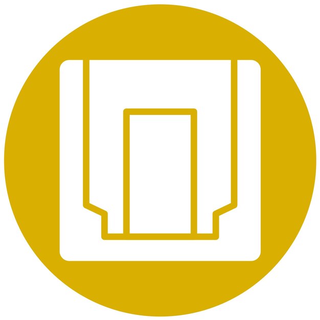 Styl ikony SPDIF projektowania wektorowego