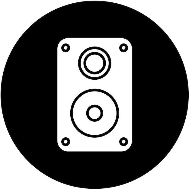 Styl ikony systemu dźwiękowego Vector Design