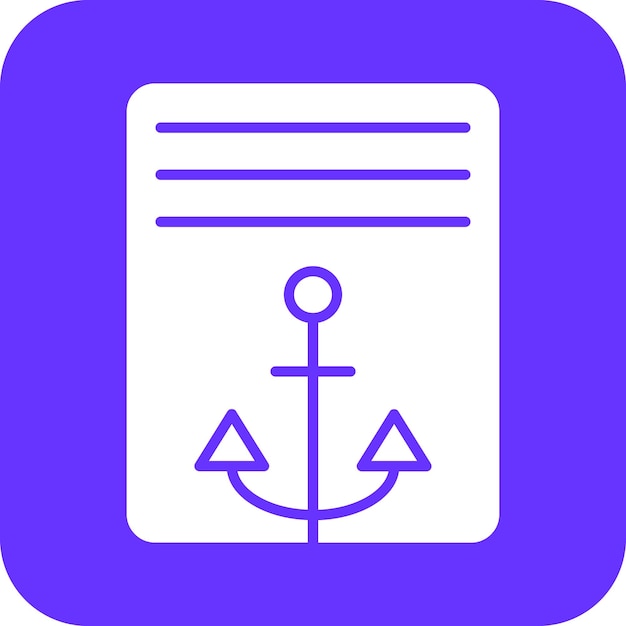 Styl ikony tekstu kotwicowego projektowania wektorowego