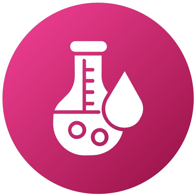 Styl ikony testowania laboratoryjnego projektowania wektorowego