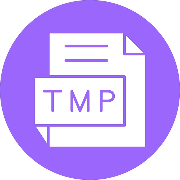 Styl ikony TMP projektowania wektorowego