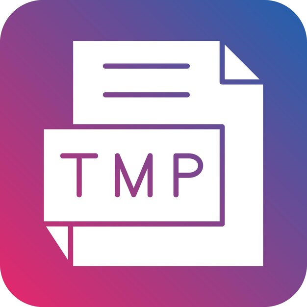 Styl ikony TMP projektowania wektorowego