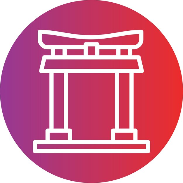 Styl ikony Torii Gate