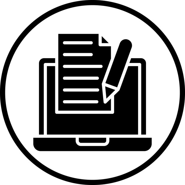 Styl ikony treści projektowania wektorowego