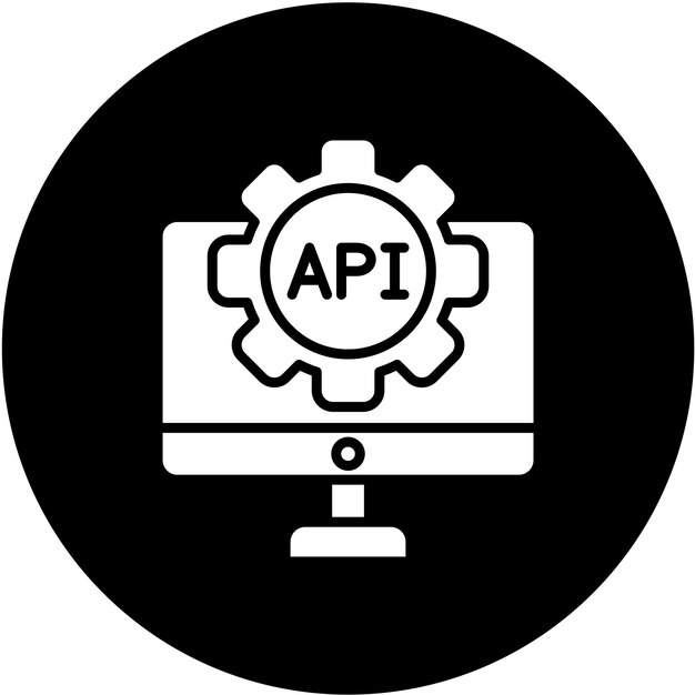 Styl ikony Vector Design Api