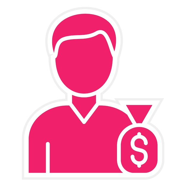 Styl ikony Vector Design Backer