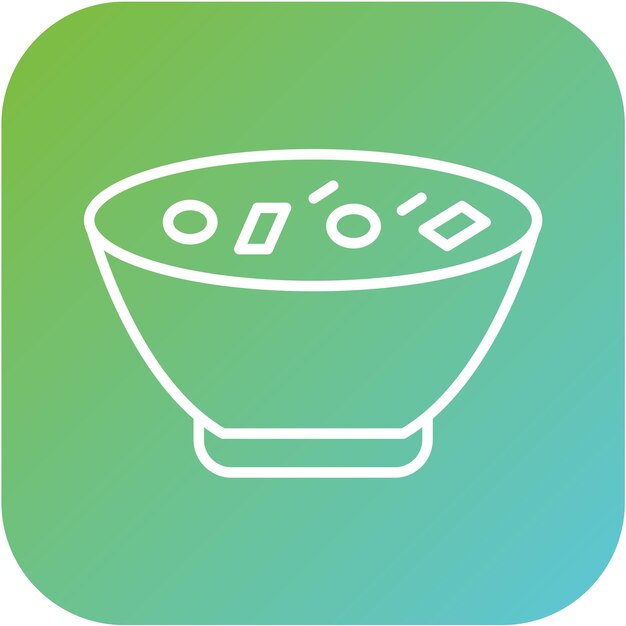 Styl ikony Vector Design Clam Chowder