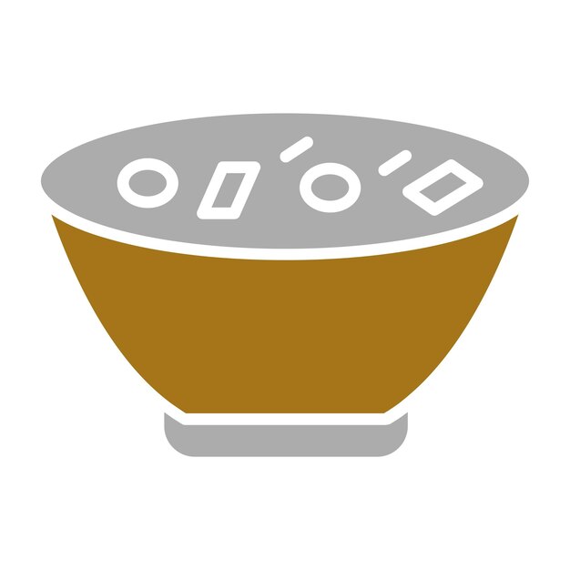 Styl ikony Vector Design Clam Chowder
