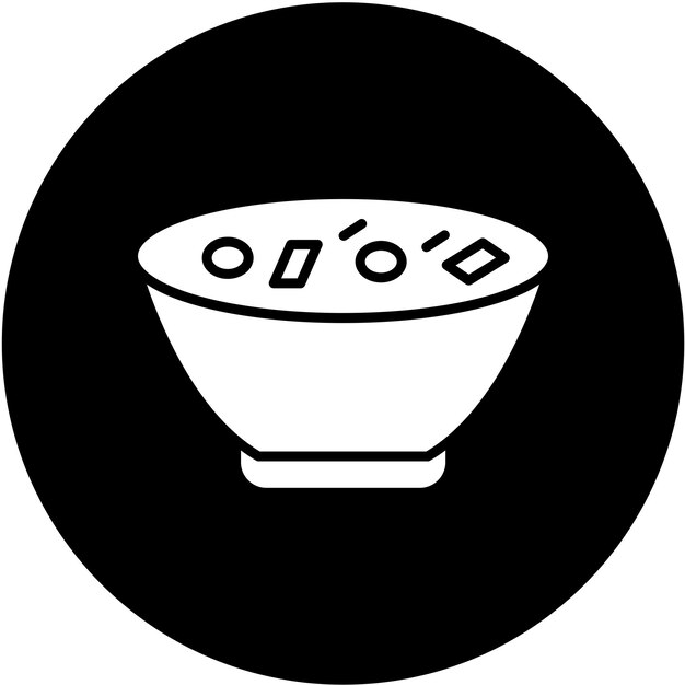 Styl ikony Vector Design Clam Chowder