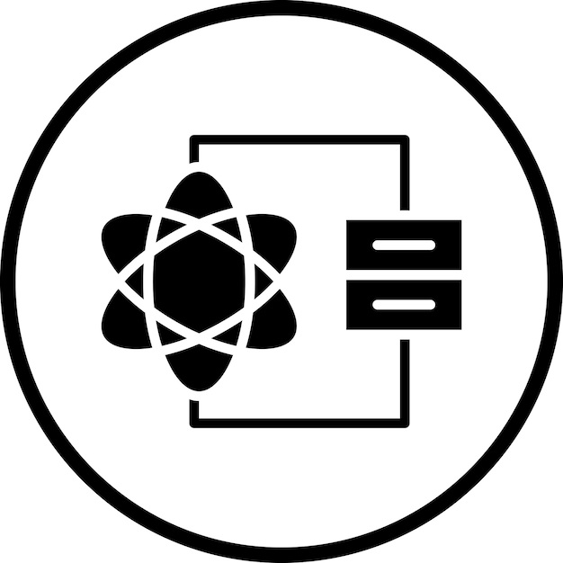 Styl ikony Vector Design Data Science