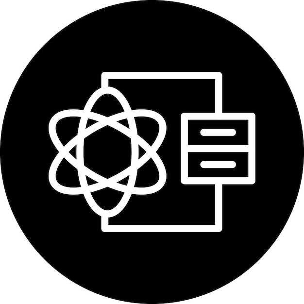 Styl ikony Vector Design Data Science