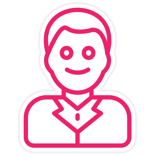Styl ikony Vector Design Father