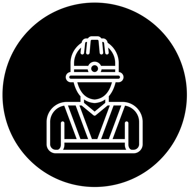 Styl ikony Vector Design Foreman