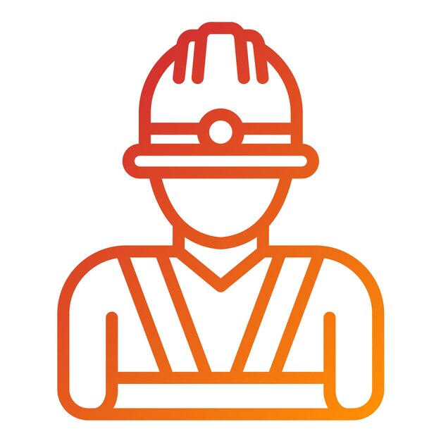 Styl ikony Vector Design Foreman